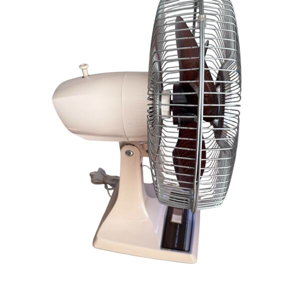 RARE Vintage Lasko Clear Amber/Brown Blade 12 inch 3-Speed Oscillating Fan 12” - Picture 13 of 16